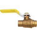 Robinson Tech International New Jersey THEWORKS® LF Brass Full Port Ball Valve - Sweat - 1-1/4 LFBV116